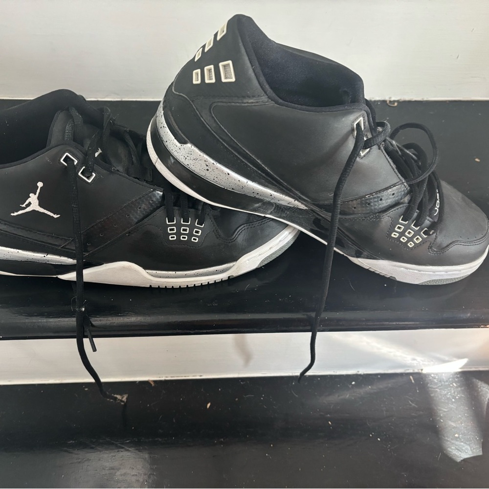 Jordan Black and White Men's Sneakers
